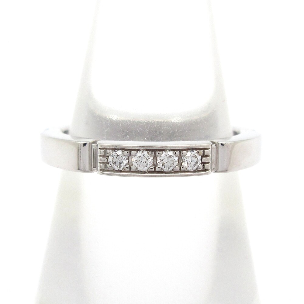 Cartier Maillon Panthere Ring 18K White Gold Diamond